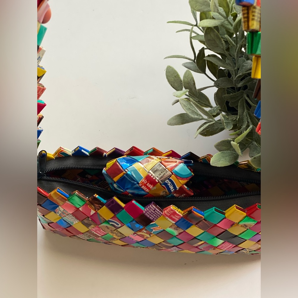 Candy And Gum Wrapper Custom Handbag With Change … - image 2